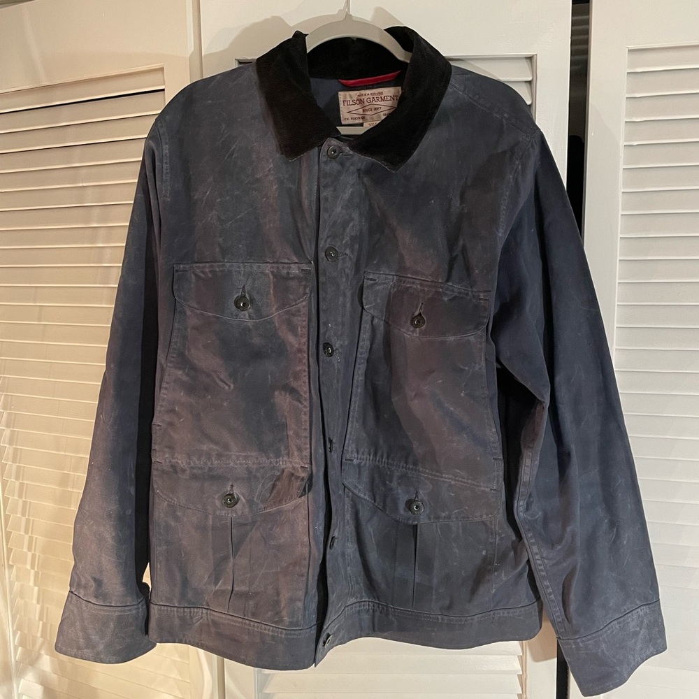 Filson Blue Military Field Jacket